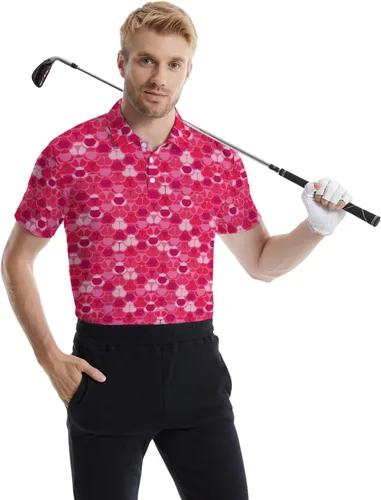 Miniatura 4 de Camisas polo divertidas para hombre de los años 80, camisas de golf de secado rápido que absorben la humedad, divertidas camisas polo de golf