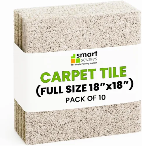 Miniatura 22 de Smart Squares Easy Street - Azulejos de felpa de alta calidad, fabricados en Estados Unidos, azulejos de suelo de 8 x 8 pulgadas con acolchado 486