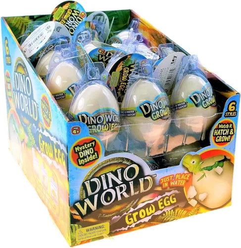 Miniatura 5 de JA-RU Huevos de dinosaurio - Juguetes de cultivo de agua para niños (24 huevos surtidos) Juguetes educativos de ciencia, recuerdos de fiesta
