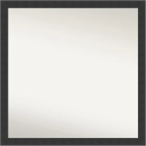 Miniatura 89 de Amanti Art Espejo de baño negro para sobre fregadero, 22 x 22 pulgadas, espejo de tocador cuadrado estrecho negro Avon, marco de madera casual