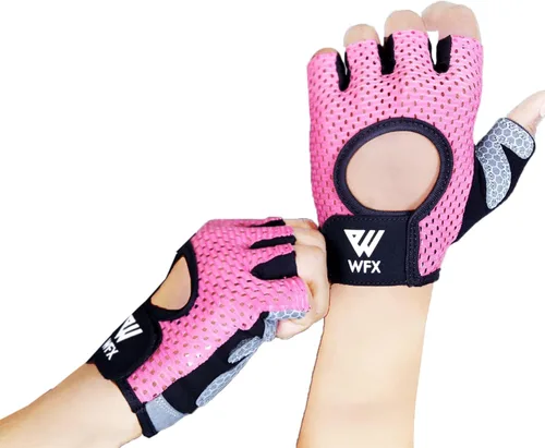 Miniatura 8 de WESTWOOD FOX Guantes de levantamiento de pesas para hombres y mujeres, guantes de gimnasio con soporte de muñeca para entrenamiento, ejercicio