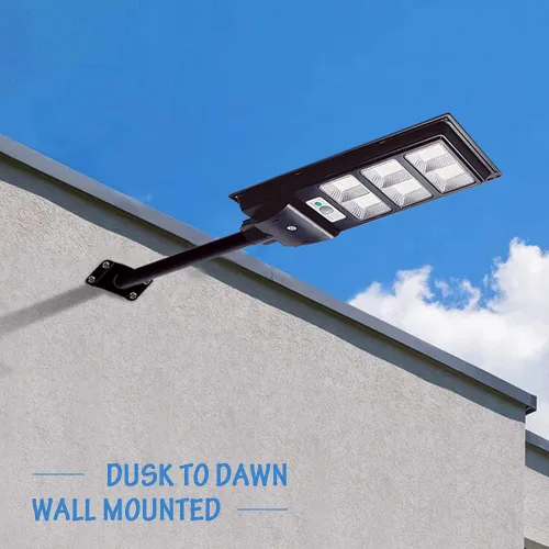 Miniatura 5 de Paquete de 2 luces solares para exteriores con sensor de movimiento, 10000 lm del atardecer al amanecer, luces solares de inundación IP66, luz LED