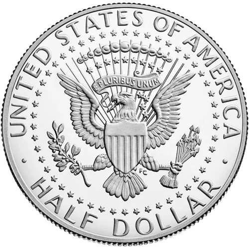Miniatura 2 de 2021 S Clad Proof Kennedy Half Dollar - Ultra Cameo Proof