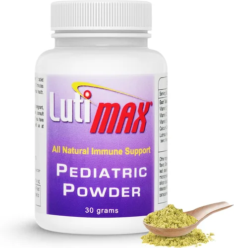 Luti max - Suplemento cerebral pediátrico en polvo con luteolina y rutina, memoria, enfoque, músculo y apoyo inmunológico para niños, suplementos
