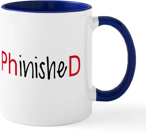 Miniatura 32 de CafePress Knitting Phd (Projects Half D Mug 11 oz (11.0 fl oz) Taza de café de cerámica