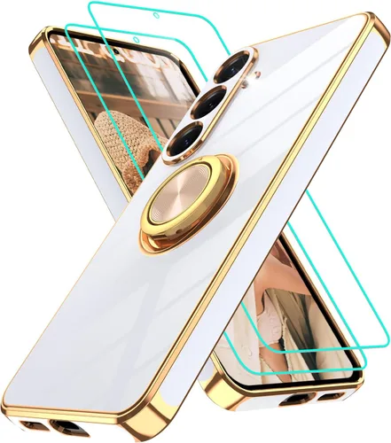 Miniatura 19 de Gritup Funda para Samsung Galaxy A14 5G: Funda Samsung A14 con 2 Protectores de Pantalla, Soporte de Anillo con Rotación 360°, Soporte Magnético