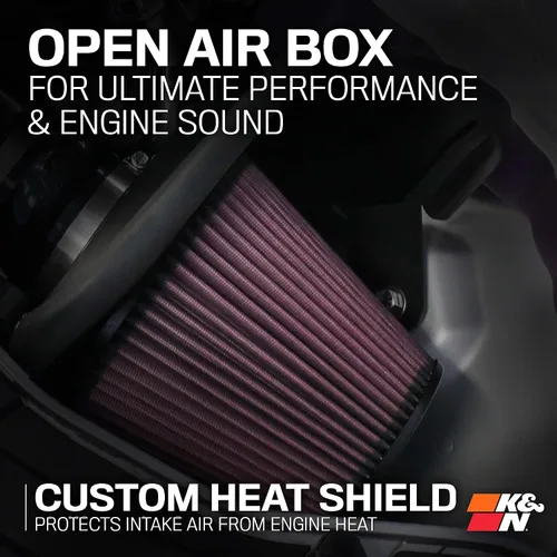 Miniatura 6 de K&N Sistema de admisión de aire frío: Filtro de aire de alto flujo, aumento del rendimiento y aceleración: Compatible con CHRYSLER/DODGE 2011-2019