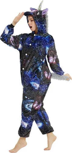 Miniatura 4 de Mameluco de Navidad para adultos, disfraz de unicornio para mujer, pijama de Halloween