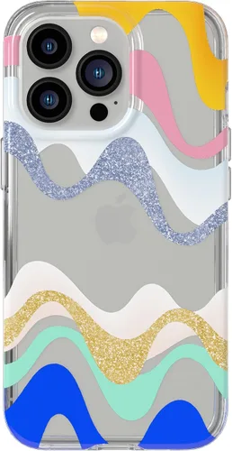 Miniatura 15 de tech21 Evo Art Cutout Flora - Funda protectora para iPhone 13 Pro con diseño exclusivo de purpurina y protección contra caídas de 12 pies Flora