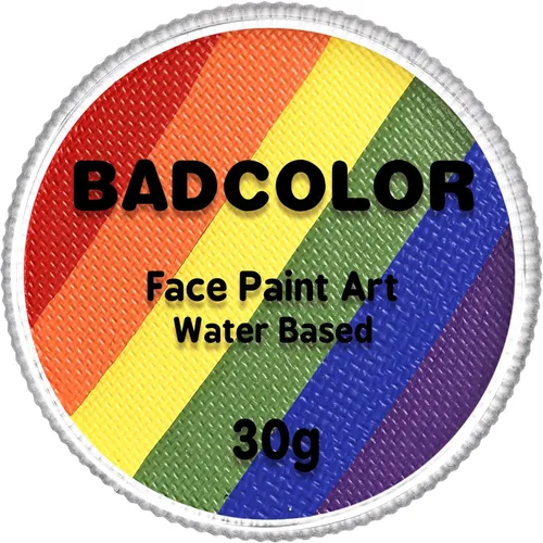 Miniatura 15 de Pintura corporal y facial UV neón naranja (30g/1oz), kit de pintura corporal completa a base de agua, reactiva a la luz negra, fluorescente