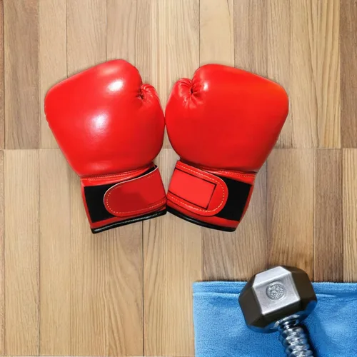 Miniatura 2 de Guantes de boxeo Garneck de 6oz para niños, guantes para saco pesado rojo, guantes para niños, guantes de boxeo para niños, guantes de boxeo
