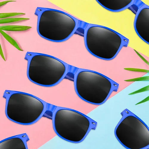 Miniatura 9 de Morcheiong Paquete de 12 lentes de sol de fiesta a granel para cumpleaños, fiesta de verano, bolsas de regalo, regalos