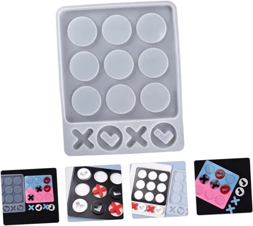 Miniatura 2 de Game Night Essential: molde manual de silicona blanco seguro para niños y niñas