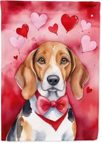 Miniatura 61 de Caroline's Treasures DAC5292CHF - Bandera de Border Collie My Valentine House para porche, grande, con manga para porche, para colgar en la pared