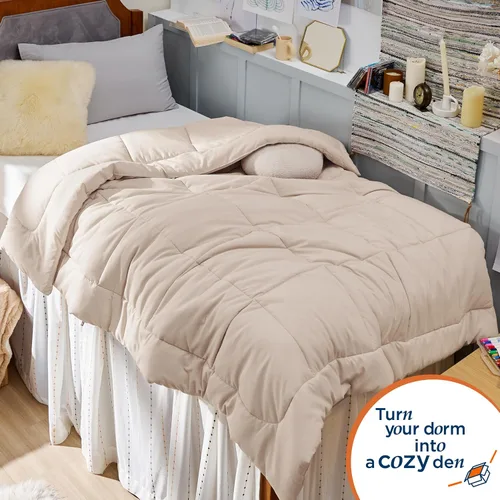 Miniatura 7 de Bedsure Relleno de edredón – Edredones acolchados tamaño individual XL, edredón para todas las estaciones, ropa de cama alternativa de plumón suave