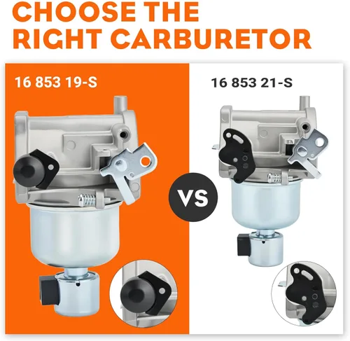 Miniatura 2 de Hipa Carburador 16-853-19-S compatible con el motor KT725 KT735 KT740 KT745 7000 Series 23HP 24HP 25HP 26HP Reemplaza 16-853-19S 16 853 19S