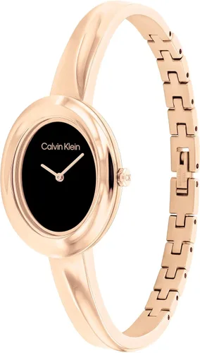 Miniatura 2 de Calvin Klein Reloj de mujer con bisel retorcido - 24mm 2H de cuarzo - Brazalete ajustable de acero inoxidable - Resistente al agua hasta 30 metros