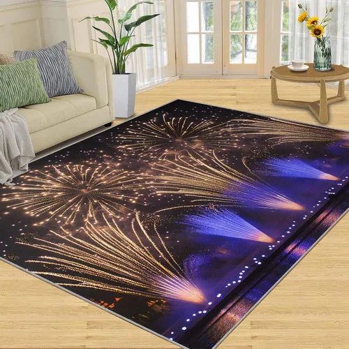 Miniatura 16 de Girl Horse Rugs for Bedroom, Horse Area Rug, Animal Rugs for Living Room, Indoor Non-Slip Rug, Machine Washable Carpet for Front Entrance Floor