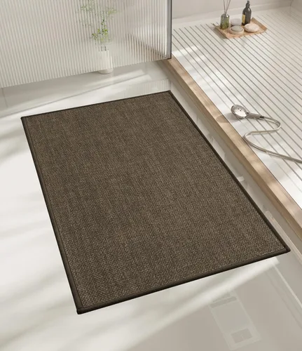 Miniatura 93 de chakme Alfombras de Baño 24x17, Alfombra de Baño Ultra Delgada Antideslizante Pequeña de Secado Rápido Absorbente para Piso de Baño