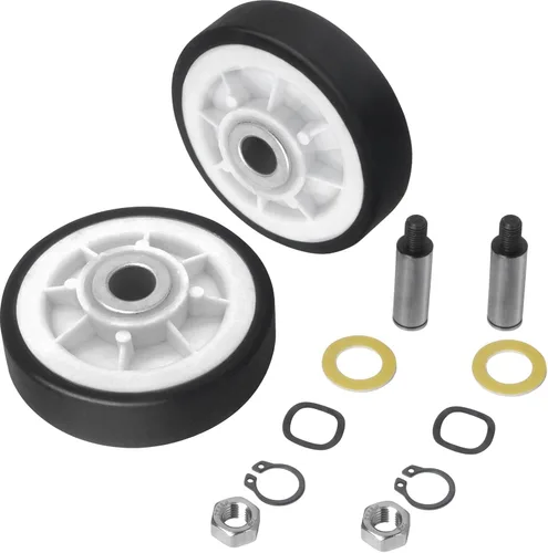 303373K 12001541 Kit de rodillos de tambor de secadora compatible con secadora Cro-sley May-tag Ken-more, sustituye a 12001541VP 303373 3-3373