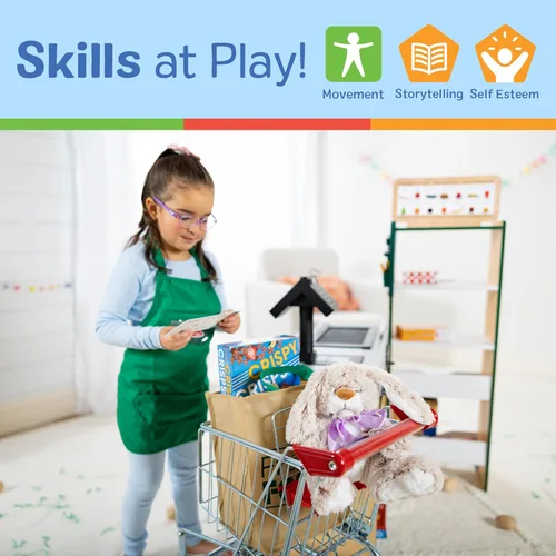 Miniatura 5 de Melissa & Doug - Carrito de compras con marco de metal resistente, Empaque estándar, Estándar