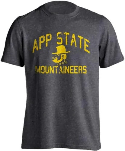 Miniatura 33 de Sport Your Gear NCAA Camiseta de manga corta retro con licencia oficial de aspecto desgastado para el día del juego, camiseta de espíritu deportivo