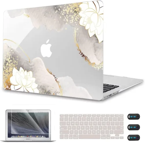 Miniatura 15 de CISSOOK Compatible con modelos de fundas para MacBook Air de 13 pulgadas: A1369 y A1466, versión anterior 2010-2017, carcasa rígida de plástico