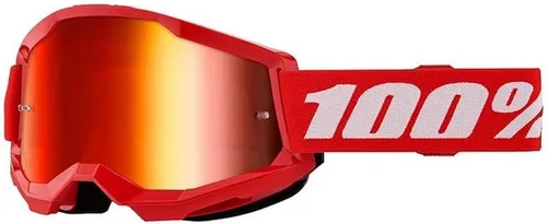 Miniatura 27 de 100% STRATA 2 Goggles – Gafas deportivas para motocross y ciclismo de montaña – Gafas para ciclistas – Gafas de motocross para hombre