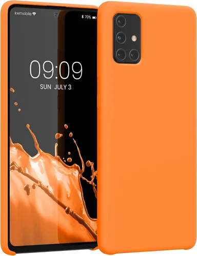 Miniatura 237 de kwmobile Funda Compatible con Samsung Galaxy A14 5G - Funda de teléfono de TPU y silicona con acabado suave - Verde Lima