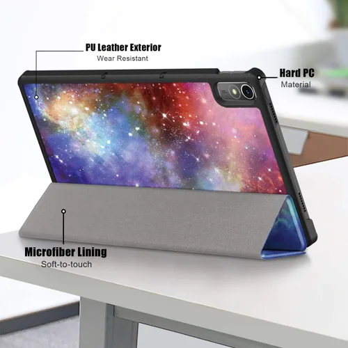 Miniatura 5 de Funda para Lenovo Tab P11 Gen 2 (11.5 pulgadas) TB-350FU/TB-350XC lanzada en 2023 – Trifold Shell Slim Lightweight Stand Auto Wake/Sleep Folio Cover