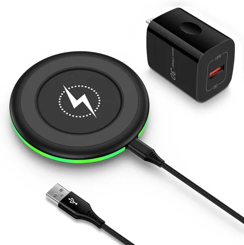 Miniatura 9 de Cargador inalámbrico Soporte de carga rápida para Samsung Galaxy S26Ultra/S25/S24 Plus/S23+/S22/S21/S20/S10, cargador de teléfono inalámbrico