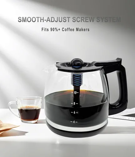 Miniatura 6 de Repuesto universal para cafetera de 12 tazas, compatible con Mr Coffee, Black&Decker, Hamilton Beach y la mayoría de las cafeteras de marcas