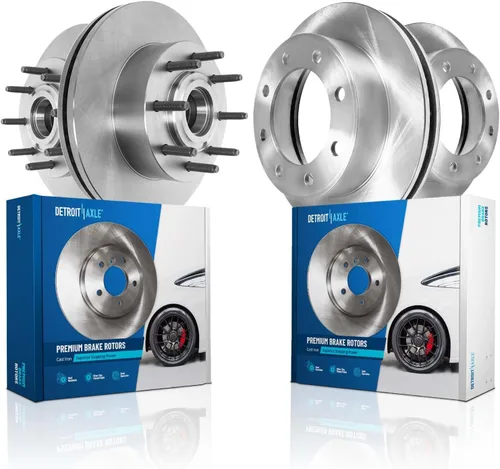 Miniatura 92 de Detroit Axle - Rotores de freno para Chrysler 200 2015 2016 2017, Rotores de freno de disco de reemplazo: 12.01" pulgadas delantero y 10.95