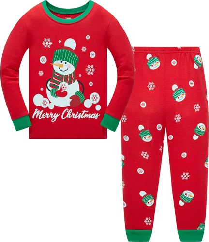Miniatura 18 de Popshion Pijamas de sirena para niñas pequeñas, juego de 2 piezas, ropa de dormir 100% algodón, ropa para niños, pijamas estilo mariquita