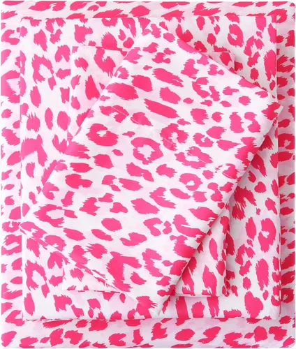 Miniatura 9 de Mooreeke Sábanas de cama Queen con estampado floral, ropa de cama impresa de microfibra suave y fundas de almohada, sábana vintage Queen de bolsillo