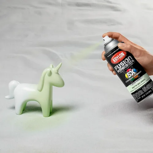 Miniatura 283 de Krylon Fusion - Pintura en aerosol adhesiva todo en uno para uso en interiores y exteriores, 12 onzas, aluminio