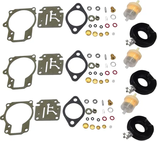 Kit de reconstrucción de carburador para Johnson Evinrude 398729 396701 392061 Mallory 9-37107 Sierra 18-7222 18-7042 18 20 25 28 30 35 40 45 48 50