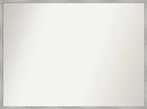 Miniatura 9 de Amanti Art Espejo de baño blanco para sobre el fregadero, 32 x 45 pulgadas, espejo de tocador rectangular blanco esbelto, marco de madera moderno