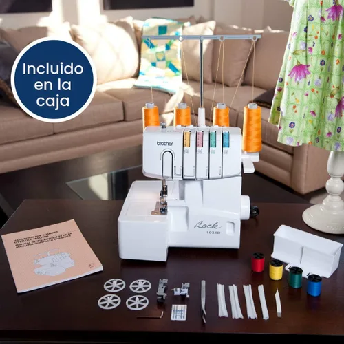 Miniatura 7 de Brother 1034D 3/4 Máquina de coser con alimentación diferencial