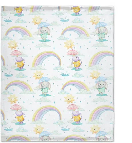 Miniatura 25 de Bonita manta de franela de elefante, ultra suave y acogedora, manta de forro polar ligera y mullida, manta de felpa cálida para sofá, cama, 30 x 40