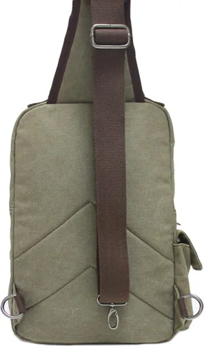 Miniatura 4 de Mygreen bolsa cruzada de lona, mochila de viaje