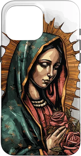 Miniatura 19 de Funda para iPhone 12 Pro Max Virgen De Guadalupe Católica Virgen De Guadalupe