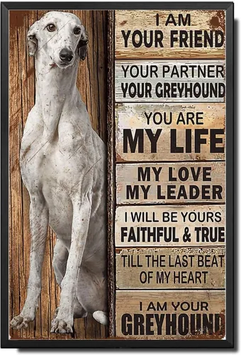 Miniatura 11 de Letrero de Metal Letrero de Hojalata Arte de Pared Vintage I Am Your Friend Regalo para Amantes de Schnauzer Arte de Pared Vintage Impresiones