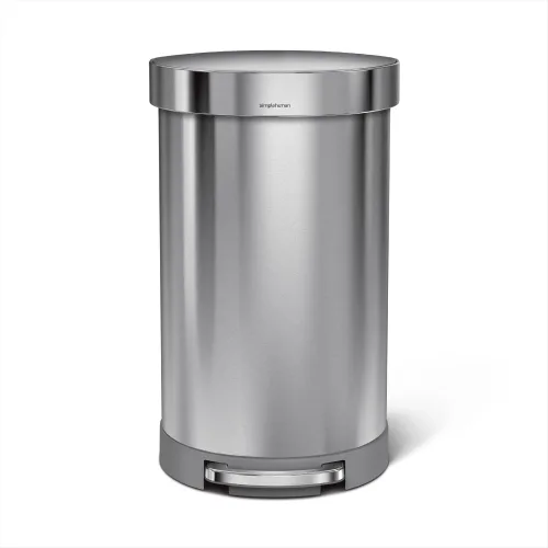 Miniatura 11 de Simplehuman bote de basura de acero mate de 45 l, con sensor semicircular