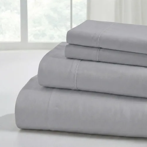 Miniatura 16 de Modern Threads Sábanas Sólidas de Microfibra Suave - Sábanas de Cama de Microfibra Lujosas - Incluye Sábana Plana, Sábana Ajustable con Bolsillos 06
