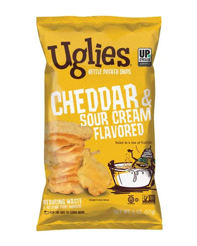 Miniatura 5 de UGLIES Patatas fritas cocidas en hervidor de agua, aperitivos sin gluten, patatas fritas Kosher, aperitivos sin OMG para niños u oficina, bolsas
