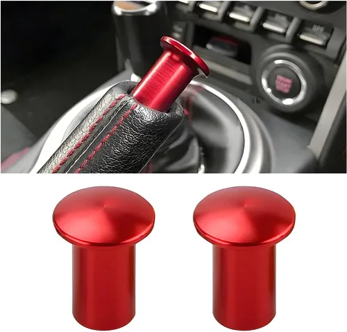 Miniatura 8 de AICEL Botón de Deriva con Perilla Giratoria, 2 Piezas Cubierta de Emergencia para Mango de Freno de Mano E-Brake, Botón de Bloqueo de Perilla