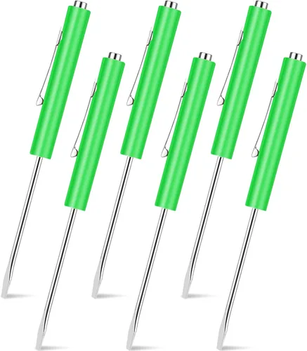 Miniatura 14 de 12 piezas de destornilladores de bolsillo mini con tops y destornilladores de bolsillo con imán, destornillador de bolsillo magnético para Negro