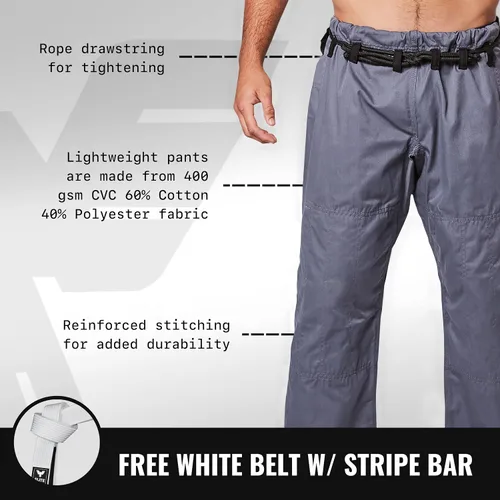 Miniatura 4 de Elite Sports Kimono para hombres aprobado por la IBJJF (Federación Internacional de Jiu Jitsu Brasileño) de tela pre-encogida para Jiu Jitsu