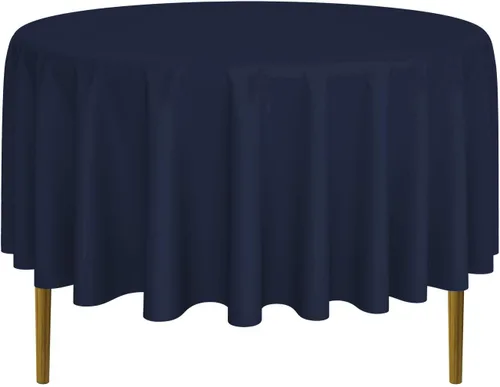 Miniatura 10 de Lann's Linens - 10 manteles redondos de tela de poliéster para bodas/banquetes/restaurantes (varios colores y tamaños)